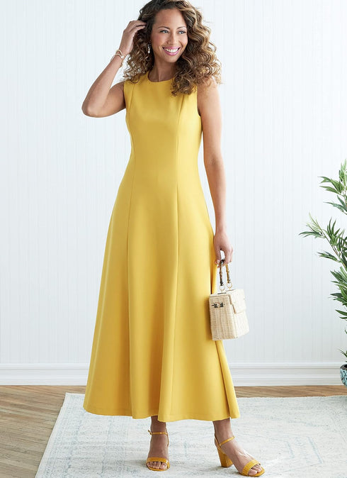 Butterick Misses' Flare Dress, Code B6850 Sewing Pattern Kit, Sizes 6-8-10-12-14-16-18-20-22, Multicolor...