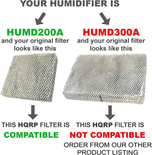 HQRP Water Filter Compatible with Trane HUMD200, HUMD200A, HUMD200T, HUMD200ABA00B Whole House Humidifiers, American Standard BAYPAD01A1010A Replacement