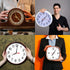 8 PCS High Torque Quartz Clock Movement Mechanism Replacement Clock Kit with 12 Different Pairs of Clock Hands for DIY Repair Clock Parts Shaft Le...