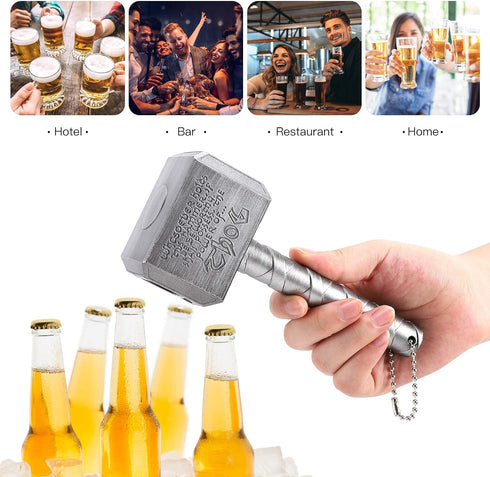 Bottle Opener - Lmaytech Beer Opener Beer Bottle Opener, Beer Gifts for Dad, Men, Him, Husband, Boyfriend...