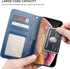 Bocasal for iPhone Xs/X Wallet Case with Card Holder PU Leather Magnetic Detachable Kickstand Shockproof Wrist Strap Removable Flip Cover for iPho...