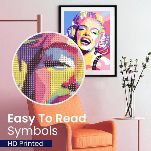 Modern Merch Diamond Art for Adults 12x16 Celebrity Pop Art Movie Star 5D Diamond Painting Kits for Adults, DIY Wall Decor, Cross Stitch Gem Art, ...