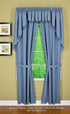 Today's Curtain, Orleans Scallop Curtain, Blue 72" Panel Pair and Tieback,4-Piece-Set, 60" W x 72" L, Blue...