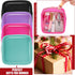 Hushee 4 Pcs Clear Nylon Makeup Bag for Women Christmas Gifts Preppy Cosmetic Bag PVC Travel Toiletry Bag Zipper Pouch Waterproof Storage Organize...