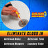FlexiSnake Drain Weasel Sink Snake Hair Clog Remover Tool, Pipe, Bathroom, Bathtub Cleaner, 18-inch, Made in the USA, 5 Wands and Removable Handle...