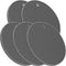 Ultra Thick 8mm Silicone Trivets for Hot Dishes Pots and Pans, Silicone Trivet Mat Hot Plates to Protect Table, Silicone Hot Pads for Kitchen Coun...