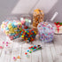 Hestya 4 Pcs Multi Purpose Clear Plastic Scoops for Candy Buffet Acrylic Kitchen Ice Food Popcorn Scoops for Protein Powders, Ice Cream, Coffee, T...