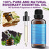 Organic Rosemary Oil for Hair Growth,100% Pure Undiluted Light-Weight Non-Greasy Rosemary Essential Oil for Hair,Scalp & Skin Care,Natural Hair Gr...