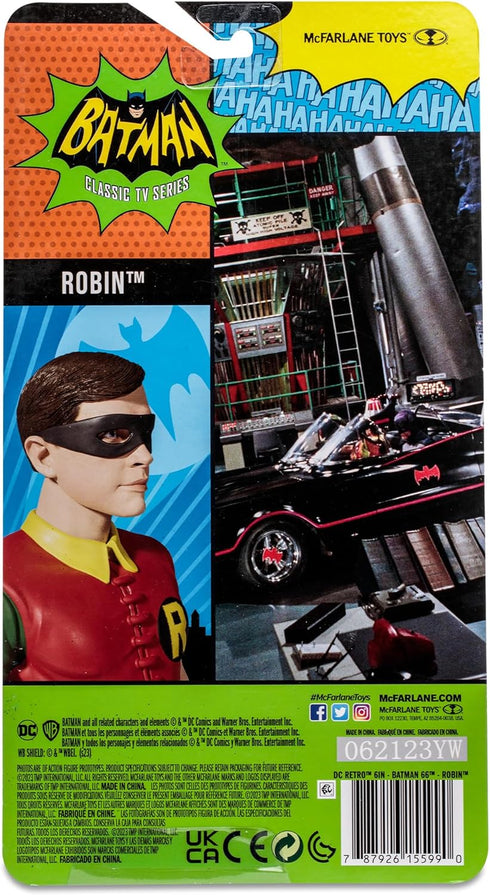 McFarlane Toys - DC Retro Robin (Batman 66') 6in Action Figure...