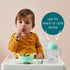 b.box Sippy Cup with Weighted Straw. Drink from any Angle, Leak Proof, Spill Proof, Easy Grip. BPA Free, Dishwasher Safe. For Babies 6m+ to Toddle...