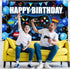 Blulu Video Game Happy Birthday Backdrop Game on Birthday Banner Level up Gaming Theme Party Background Photo Props for Party Wall Decorations Sup...