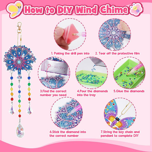 WethCorp Arts and Crafts for Kids Ages 8-12,Diamond Painting Kits for Kids Adults,Creative Art Activity for Boys Girls Birthday Gifts for 6 7 8 9,...