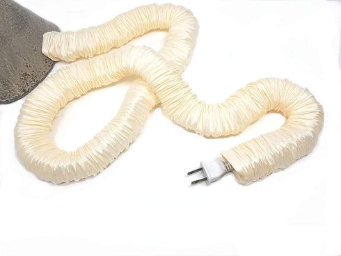 Cream CoverEase 9 Feet Lamp Cord Cover Tube...