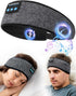 Wireless Sports Headband, Ultra-Long Play Time Sleeping Headphones, Headband Headphones Built in Speakers Perfect for Sleep, Workout, Tennis, Yoga...
