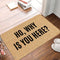 Welcome Mats for Front Door Outdoor Entry Ho Why is You Here Doormat Doormat Non Slip Mat for Home Indoor Farmhouse Funny Kitchen Rugs Patio Greet...
