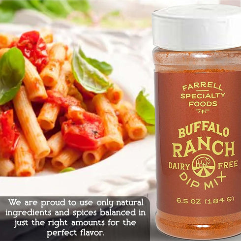 Dairy Free Bu?alo Ranch Dip Mix by Farrell Specialty Foods – Dairy, Egg, Soy, Nut, & Sugar Free – Delicious Dip Mix & Seasoning (Keto & Vegan Frie...
