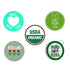 Cherie Sweet Heart Mushroom Matcha Drink Mix, 40 Servings, 4.23 Ounces, Japanese Matcha Green Tea Powder with Lions Mane Mushroom, Astragalus, Gin...