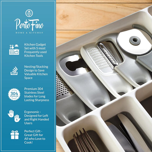 Space Saving Kitchen Gadgets - Kitchen Gadgets Set 5 Pieces - Camper Gifts - RV Gifts - RV Kitchen Accessories - Gifts for RV Owners - RV Gadgets ...