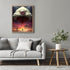 Posterizer 1 pcs-surrealist futuristic magic city-Abstract & Modern Art-Fantasy & Fiction Art-Gift for Art Lovers-Decor for Home & Office- UNFRAME...