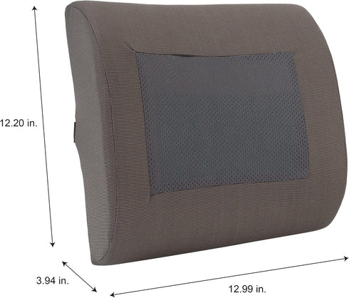 GForce Office Chair, Adjustable, Comfort, Low/Mid Support, in Black Cooling Gel Memory Foam Back Cushion...