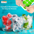 Ice Cube Tray 3 Pack, Easy Release Silicone Trays for Freezer, Nugget Ice Cube Tray, BPA Free, Stackable...