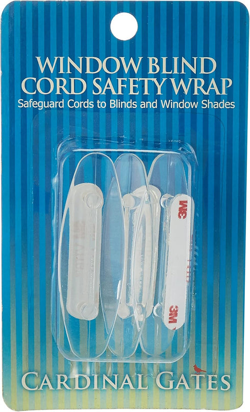 Cardinal Gates Cord Safety 3- Wraps, Clear...