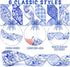 30 Yards Christmas White and Blue Wired Edge Ribbon Chinoiserie Ribbon Floral Bird Ribbon Fabric Ribbons for Crafts Wedding Wreath Bow Wrapping 2....