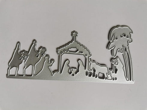 New Nativity Cutting Dies,DIY Scrapbooking Artist Metal Cutting Dies New Stencils for DIY Scrapbooking Paper Cards Craft Making Craft Fun Decorati...
