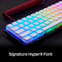 HyperX Pudding Keycaps 2 - Full Key Set - PBT - 112 Keys -White...