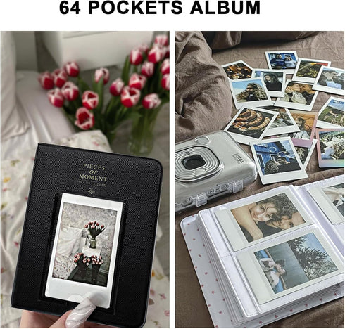 Lens Cap for Fujifilm Instax Mini 99 Instant Camera, Mini Accessories for Fuji Instax Mini 99 Lens Cap, Mini Photo Album, Photo Border Stickers (N...