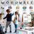 gisgfim Word Wall Classroom Bulletin Board Set Classroom Alphabet Letters for Wall Alphabet Classroom Decoration Supplies for Home Preschool Prima...