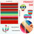 Cinco De Mayo Printed Transfer Vinyls HTV Mexican Design Heat Transfer Vinyls Serape Pattern Vinyls Striped Vinyl Sheets for Mexican Fiesta Theme ...