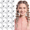 20 Pcs Silver Star Hair Clips, 1.18"/3cm Metal Hair Snap Clips, Cute Star Clips Hair Barrettes, Non-Slip Fashion Star Hair Accessories for Women G...