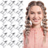 20 Pcs Silver Star Hair Clips, 1.18"/3cm Metal Hair Snap Clips, Cute Star Clips Hair Barrettes, Non-Slip Fashion Star Hair Accessories for Women G...