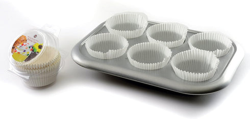 Norpro Giant Muffin Cups, White, Pack of 48...