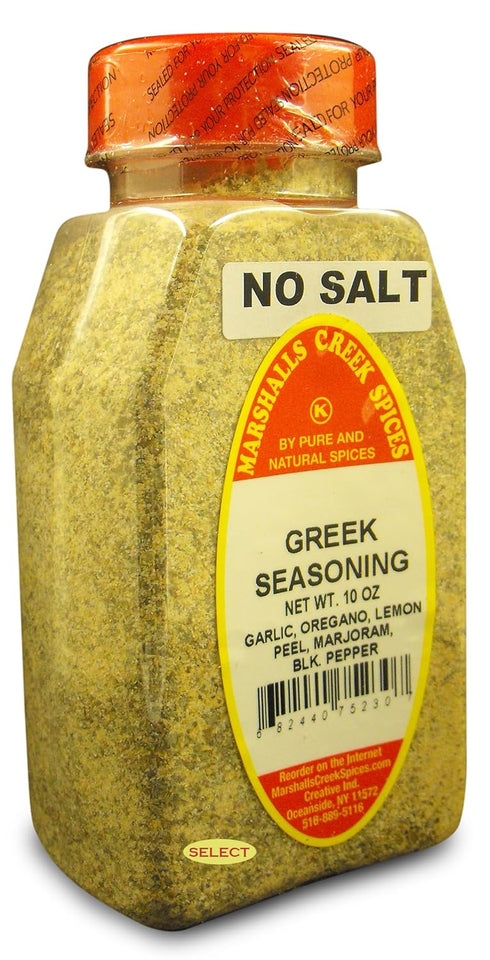 Marshalls Creek Spices, Select GREEK SEASONING, NO SALT 10 ounces...