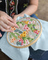 Santune 3 Sets Embroidery Kit,Cross Stitch Kits for Beginners,Needlepoint Kits for Adults with Easy Stamped Flower Pattern Fabric Hand Crafts,Hoop...