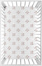 Sweet Jojo Designs Red and White Baby Boy Fitted Mini Portable Crib Sheet for Baseball Patch Sports Collection - for Mini Crib or Pack and Play ON...