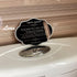 Do Not Flush Rules Bathroom Signs,RAMIEYOO Designer Sign For Septic Systme,Please Flush Only Toilet Paper,Great for Home,Business or RV,Cabin (Bla...