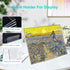 Acrylic Book Stand with Ledge,4PC 4 Inch Clear Acrylic Display Easel Transparent Display Stand Holder Tablet Holder for Displaying Books,Magazine,...