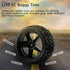 4pcs RC Buggy Tires 12mm Hex Wheels and Tires for 1/10 Scale Buggy RC Off Road Vehicle Tyres with Locking Nuts Washers and Wrench Spare Parts Repl...