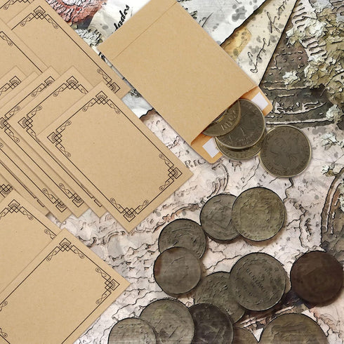 Eaasty 200 Packs Seed Envelopes Coin Envelopes 2.3x3.5 Inches Small Parts Kraft Seed Saving Envelopes Self Adhesive Seed Storage Packets for Stora...