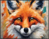 Posterizer 1 pcs- cute little fox close up art-Art for Animal Lovers- Living Room Bedroom Decor- unframed wall art...