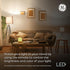 GE LED+ Color Changing LED Light Bulbs with Remote, 9.5W, No App or Wi-Fi Required, A19, CAC (2 Pack)...