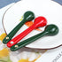 5.12” Soup Spoon Coffee Spoon Stir-stirring Spoon With Ceramic Asian Ceramic Spoons for Coffee Tea Yogurt Sauce Sugar Salt and Desserts Demitasse ...