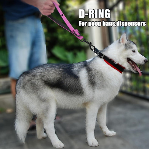 YAODHAOD Short Dog Leash,13 Inch Short Traffic Leashes for Dogs, Heavy Duty Short Training Leash with Comfortable Padded Handle and Highly Reflect...