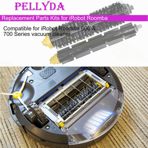 Replacement Parts for IRobot Roomba 600&700 Series,Roomba 614 620 630 635 640 645 650 655 660 675 680 690 695 760 770 780 Vacuum Cleaner(3 Sets Re...