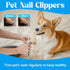 6 PCS Grooming Kit for Dogs Cats Comb Deshedding Dog Brush Pet Knot Opener Cleaning Slicker Brush Nail Clipper Toothbrush Pet Hair Removal Tool Wa...