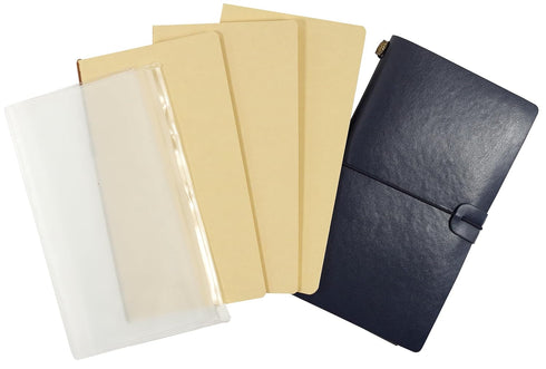 Voyager Refillable Notebook - Midnight Blue (Traveler's Journal, Planner, Notebook)...