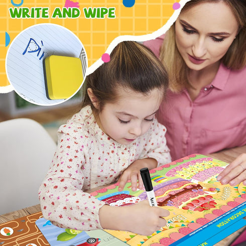 Handwriting Practice Book for Kids, Toddler Preschool Learning Activity for 3 4 5 Year Old Boys Girls, Kindergarten Educational Toys, Tracking Let...